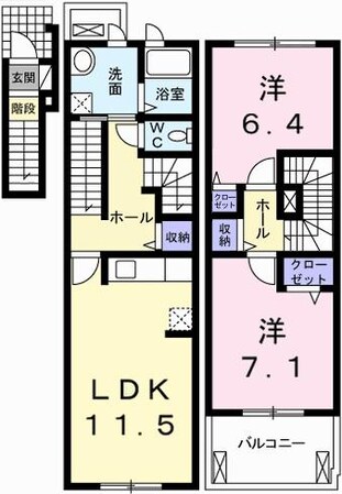 グラース・アンジュの物件間取画像